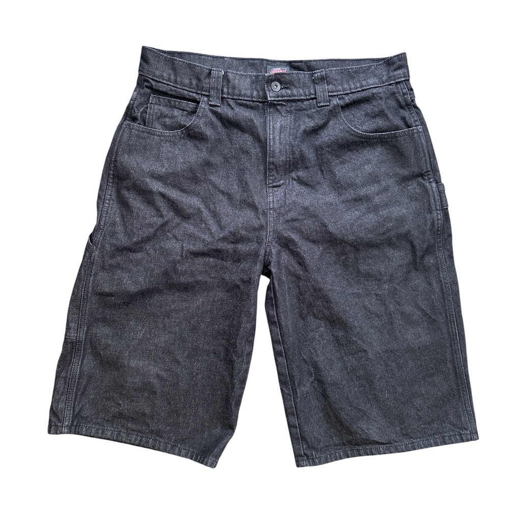 Genuine Dickies Carpenter Denim Shorts Mens 36 Black‎ Excellent Utility Workwear